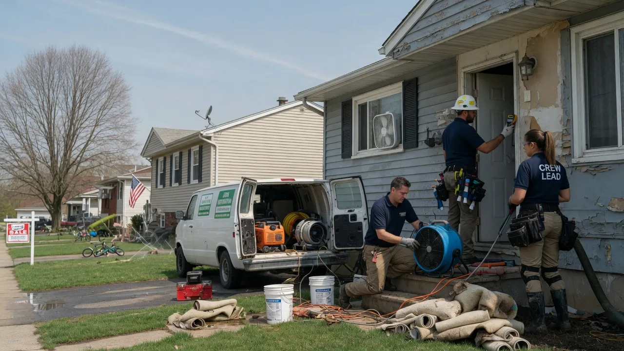 Flood Cleanup in Moosic, PA near me